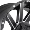   Alumínium felni 20x9 ET1 5x139.7/5x150 D616 Contra Matte Black Milled Fuel