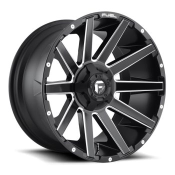   Alumínium felni 20x9 ET20 6x139,7/6x135 D616 Contra Matte Black Milled Fuel
