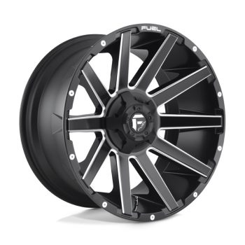   Alloy Wheel 22x10 ET-18 8x180 D616 Contra Matte Black Milled Fuel