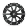   Alloy Wheel 22x10 ET-18 8x180 D616 Contra Matte Black Milled Fuel