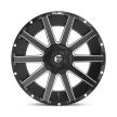 Alloy Wheel 22x10 ET-18 8x180 D616 Contra Matte Black Milled Fuel