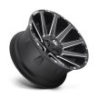 Alloy Wheel 22x10 ET-18 8x180 D616 Contra Matte Black Milled Fuel