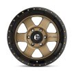 Alumínium felni 17x9 ET-12 5x127 D617 Podium Matte Bronze Black Bead Ring Fuel