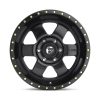   Alumínium felni 17x9 ET-12 5x127 D618 Podium Matte Black Fuel