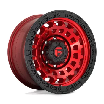   Alumínium felni 17x9 ET-12 5x127 D632 Zephyr Candy RED Black Bead Ring Fuel