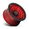   Alumínium felni 17x9 ET-12 5x127 D632 Zephyr Candy RED Black Bead Ring Fuel