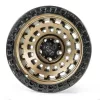   Alumínium felni 17x9 ET-12 5x127 D634 Zephyr Matte Bronze Black Bead Ring Fuel