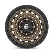 Alloy Wheel 18x9 ET-12 8x165.1 D634 Zephyr Matte Bronze Black Bead Ring Fuel