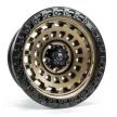 Alumínium felni 20x9 ET1 5x127 D634 Zephyr Matte Bronze/Black Bead Ring Fuel