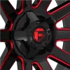   Alumínium felni 20x10 ET-18 5x139.7/5x150 D643 Contra Gloss Black/Red Tinted Clear Fuel