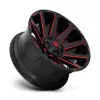   Alumínium felni 20x10 ET-18 8x165.1 D643 Contra Gloss Black RED Tinted Clear Fuel