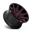 Alumínium felni 20x10 ET-18 8x165.1 D643 Contra Gloss Black RED Tinted Clear Fuel