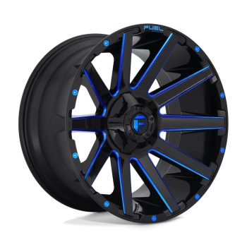   Alumínium felni 18x9 ET1 6x135/6x139,7 D644 Contra Gloss Black Blue Tinted Clear Fuel
