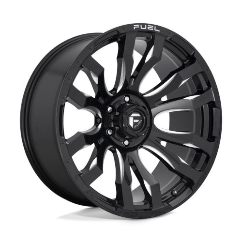 Alloy Wheel 18x9 ET20 6x139.7 D673 Blitz Gloss Black Milled Fuel