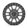   Alloy Wheel 18x9 ET1 5x150 D680 Rebel Matte GUN Metal Black Bead Ring Fuel