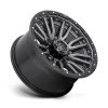   Alloy Wheel 20x10 ET-18 8x170 D680 Rebel Matte GUN Metal Black Bead Ring Fuel