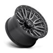 Alloy Wheel 20x10 ET-18 8x170 D680 Rebel Matte GUN Metal Black Bead Ring Fuel