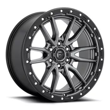   Alumínium felni 20x9 ET1 5x127 D680 Rebel 6 Matte Gun Metal/Black Ring Fuel