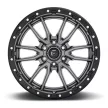 Alumínium felni 20x9 ET1 5x127 D680 Rebel 6 Matte Gun Metal/Black Ring Fuel