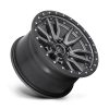   Alloy Wheel 20x9 ET1 8x165.1 D680 Rebel Matte GUN Metal Black Bead Ring Fuel