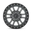 Alloy Wheel 20x9 ET1 8x165.1 D680 Rebel Matte GUN Metal Black Bead Ring Fuel