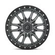 Alumínium felni 22x10 ET-13 6x135 D680 Rebel Matte GUN Metal Black Bead Ring Fuel