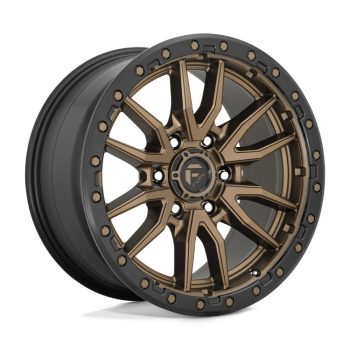   Alloy Wheel 18x9 ET-12 6x139.7 D681 Rebel Matte Bronze Black Bead Ring Fuel