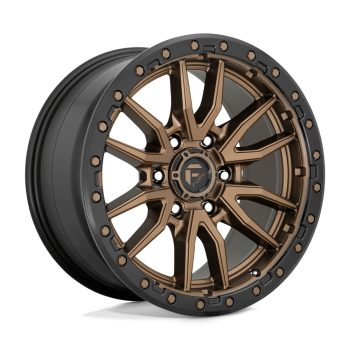   Alumínium felni 20x9 ET20 6x139,7 D681 Rebel Matte Bronze Black Bead Ring Fuel