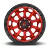   Alumínium felni 18x9 ET-12 5x127 D695 Covert Candy RED Black Bead Ring Fuel
