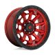 Alloy Wheel 18x9 ET1 6x135 D695 Covert Candy RED Black Bead Ring Fuel