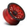   Alloy Wheel 18x9 ET1 6x135 D695 Covert Candy RED Black Bead Ring Fuel