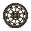 Alloy Wheel 18x9 ET-12 6x135 D696 Covert Matte Bronze Black Bead Ring Fuel