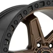 Alumínium felni 17x9 ET1 6x139,7 D699 Kicker 6 Matte Bronze Black Bead Ring Fuel