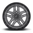 Alumínium felni 18x9 ET-12 6x139,7 D701 Ammo Matte GUN Metal Black Bead Ring Fuel