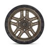   Alloy Wheel 20x9 ET1 6x139.7 D702 Ammo Matte Bronze Black Bead Ring Fuel