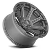   Alumínium felni 22x12 ET-44 6x139,7 D705 Siege Brushed Gun Metal Tinted Clear Fuel