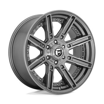   Alumínium felni 20x9 ET1 5x127 D710 Rogue Platinum Brushed GUN Metal Tinted Clear Fuel