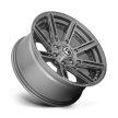 Alumínium felni 20x9 ET1 5x127 D710 Rogue Platinum Brushed GUN Metal Tinted Clear Fuel