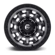 Alumínium felni 15x8 ET-19 5x114.3 D716 Covert Matte GUN Metal Black Bead Ring Fuel