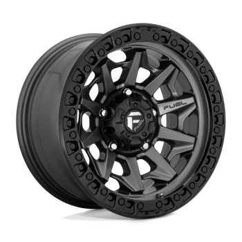   Alloy Wheel 17x9 ET-12 6x139.7 D716 Covert Matte GUN Metal Black Bead Ring Fuel