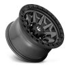  Alumínium felni 20x10 ET-18 5x127 D716 Covert Matte GUN Metal Black Bead Ring Fuel