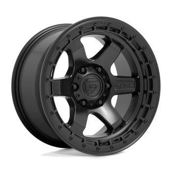   Alumínium felni 17x9 ET-12 6x139,7 D750 Block Matte Black W/ Black Ring Fuel