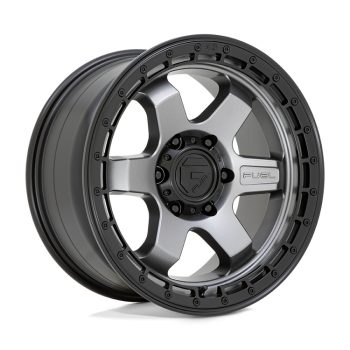   Alumínium felni 18x9 ET-12 6x139,7 D752 Block Matte Gunmetal W/ Black Ring Fuel