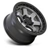   Alumínium felni 18x9 ET-12 6x139,7 D752 Block Matte Gunmetal W/ Black Ring Fuel