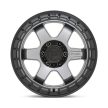 Alumínium felni 18x9 ET-12 6x139,7 D752 Block Matte Gunmetal W/ Black Ring Fuel