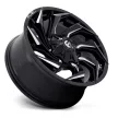 Alumínium felni 20x10 ET-18 8x165.1 D753 Reaction Gloss Black Milled Fuel