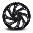 Alumínium felni 20x9 ET1 5x114.3/5x127 D753 Reaction Gloss Black Milled Fuel