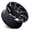 Alumínium felni 20x9 ET20 6x135/6x139,7 D753 Reaction Gloss Black Milled Fuel