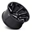 Alumínium felni 22x10 ET-18 6x135/6x139,7 D753 Reaction Gloss Black Milled Fuel