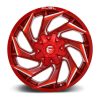   Alumínium felni 20x10 ET-18 6x135/6x139,7 D754 Reaction Candy RED Milled Fuel